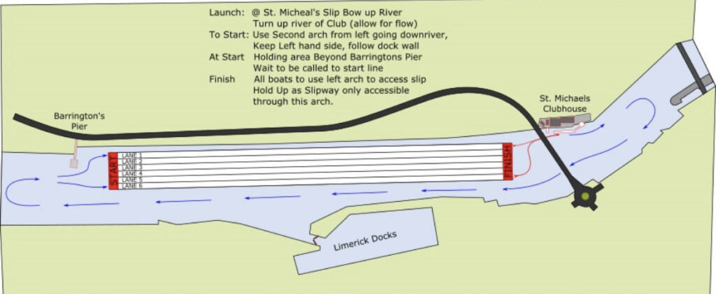 SMRC Masters Regatta 2021 Regatta Course & river traffic plan